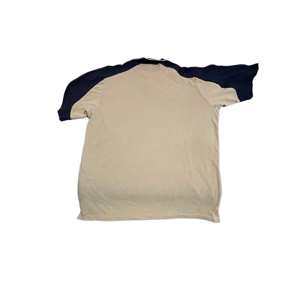 NFL Reebok Saints NOLA Football Polo Black Gold Short Sleeve Shirt Unisex SZ 2XL - Picture 2 of 3